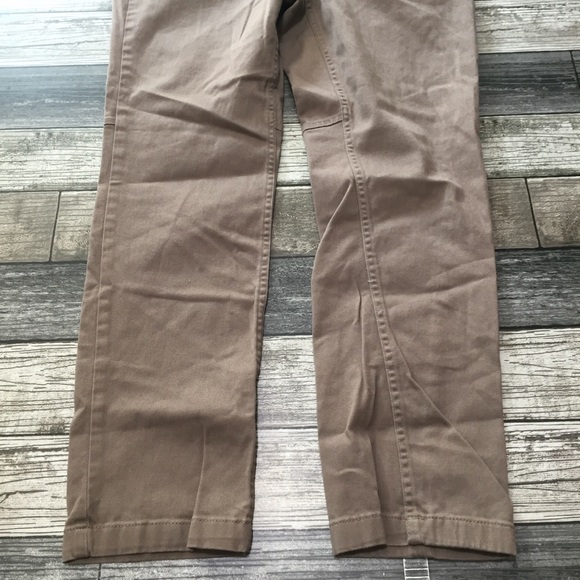 Eddie Bauer Chino Jogger Pants Women’s 4 Beige Tan Drawstring Zip Pockets - Picture 8 of 12